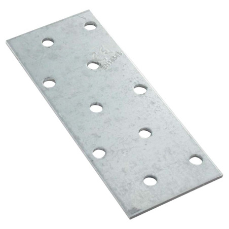 1 x Samleplade elforzinket stål sendzimir 40X120 Tykkelse 2