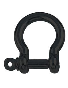 Sjækle LYRE smedet Rustfrit stål A4 Sort diameter 5
