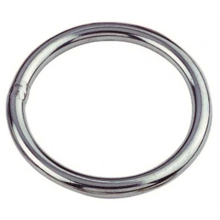 1 x Svejset ring Rustfrit stål A4 10X80