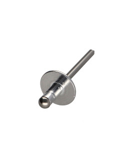 Nitte Aluminiumshus / Rustfri stålstang fladt hoved...