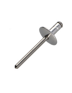Nitte Aluminiumshus / Rustfri stålstang fladt hoved... 2