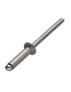Nitte Rustfrit stål A2 3,2X10 hoved flad