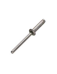 Nitte Rustfrit stål A2 3,2X10 hoved flad 2