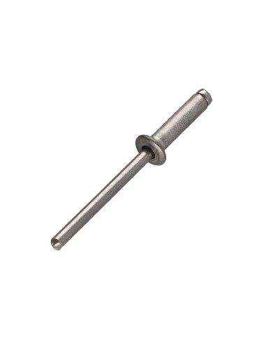1 x Nitte Rustfrit stål A2 3,2X10 hoved flad