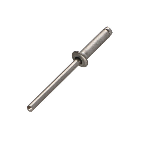 1 x Nitte Rustfrit stål A2 3,2X10 hoved flad