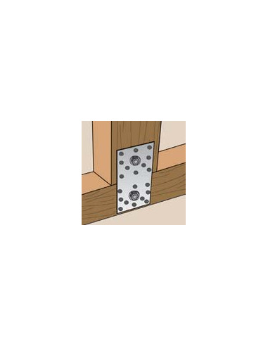 1 x Monteringsplade D FORSAMLING sendzimir 55X135