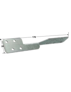 Ben af BJÆLKER Tipo to sendzimir 35X170 modstandsdygtig... 2