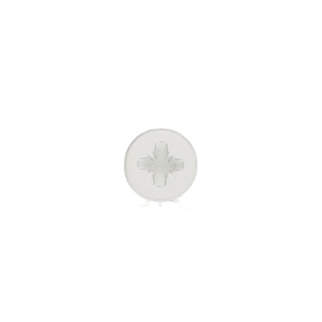 1 x Træ og spånplade skrue Rustfrit stål A2 forsænket hoved Pozi 4X20 lakeret hvid 9016