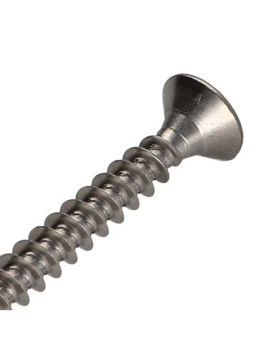 1 x Træ og spånplade skrue Rustfrit stål A2...
