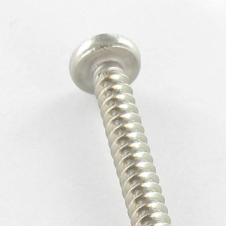 1 x Gevindvalse skrue bred kuppelformet hoved Split POZI 3,9X13 Rustfrit stål A2 50 PPM