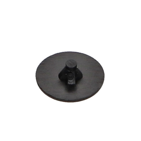 1 x Deksel for Skruehode sort polyethylen Pozi PZ7 Hoveddiameter 8