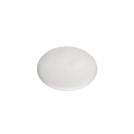 1 x Deksel for Skruehode Polyethyleen Pozi PZ8 Hoveddiameter 12 RAL9010 ren hvid