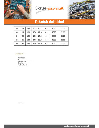 1 x Blindnitter Aluminium Tiger stål 4,8X100...