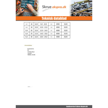 1 x Blindnitter Aluminium Tiger stål 4,8X100 Tykkelse stramning 85 to 90 Standard rund hoved