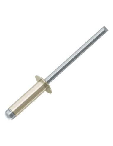 1 x Blindnitter Aluminium Tiger stål 3,4X9...