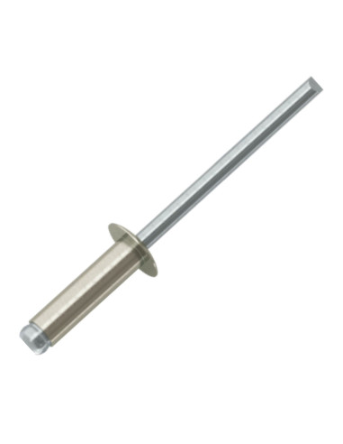 1 x Blindnitter Aluminium Tiger stål 3X12...