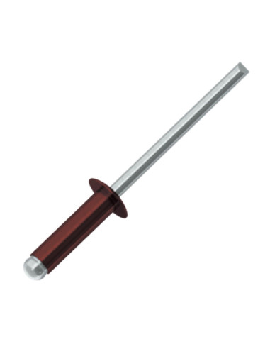 1 x Blindnitter Aluminium Tiger stål 4,8X20...
