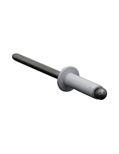 Blindnitte, helt i aluminium 4,8X16 fladt hoved RAL9016...