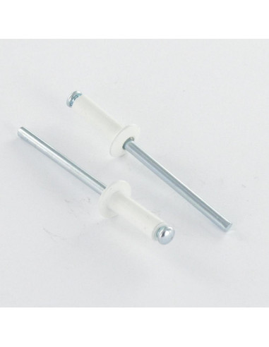 1 x Blindnitter Aluminium Tiger stål 4,8X16...