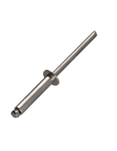 Nitte blind alle Rustfrit stål A4 fladt hoved 3,2X16