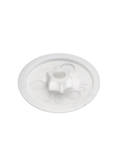 Deksel for Skruehode T30 Hoveddiameter 16,5 Wit polyethyleen 2