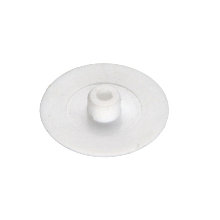 1 x Deksel for Skruehode T30 Hoveddiameter 17 Wit polyethyleen