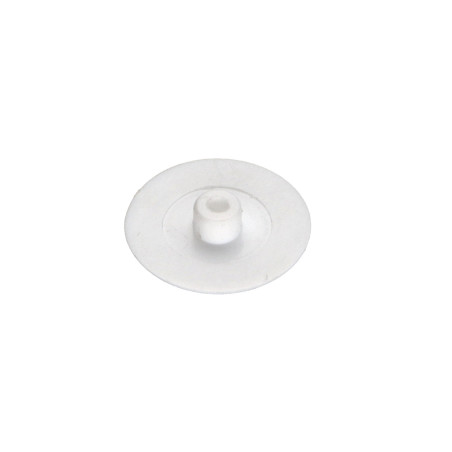 1 x Deksel for Skruehode T25 Hoveddiameter 13,5 Wit polyethyleen