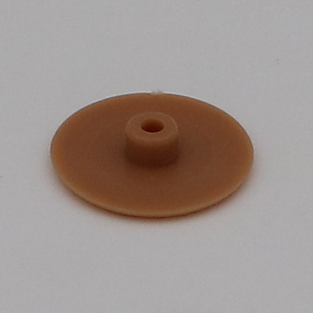 1 x Deksel for Skruehode T30 Hoveddiameter 17 Polyethyleen Brun CLAI