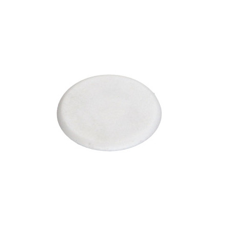 1 x Deksel for Skruehode T40 Hoveddiameter 18 Wit polyethyleen