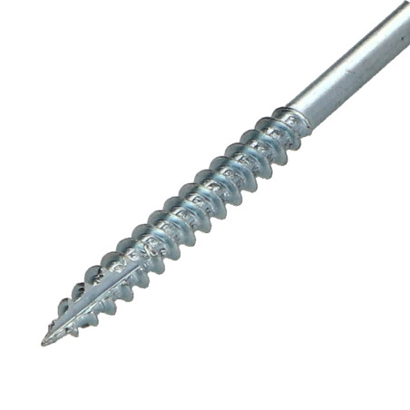 1 x TEKOR skruer trØ og spØnplader forsænket hoved med takker Pozi PZ8 5X70 Gevind 45 spids anti-kløvning type 17 cut