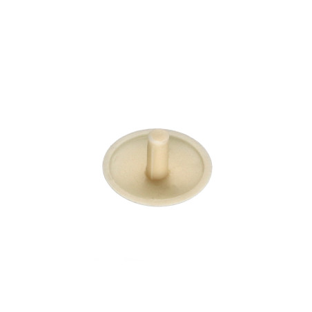 1 x Deksel for Skruehode Polyethyleen Hoveddiameter 12 Diameter gevind 3 Længde tråd 7,5 RAL1015 lys elfenben
