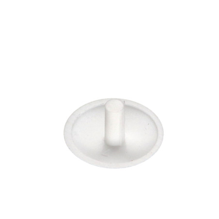 1 x Deksel for Skruehode Polyethyleen Hoveddiameter 15 Diameter gevind 3 Længde tråd 6 RAL9010 ren hvid