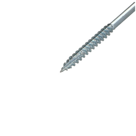 1 x TEKOR skruer trØ og spØnplader forsænket hoved med takker Pozi PZ8 5X60 Gevind 40 spids anti-kløvning type 17 cut