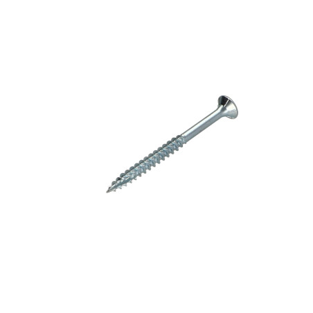 1 x TEKOR skruer trØ og spØnplader forsænket hoved med takker Pozi PZ8 4X50 Gevind 30 spids anti-kløvning type 17 cut