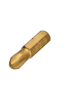 Bit Industriel kvalitet 1/4" C6.3 Titanium Pozi PZ9...