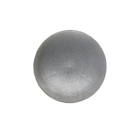 1 x Deksel for Skruehode Polyethyleen Hoveddiameter 15 Diameter gevind 3 Længde tråd 6 RAL9006 hvid aluminium