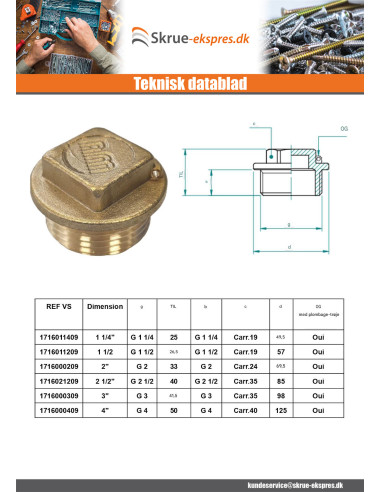 1 x Hanstik Figur 290 12X17 (3/8") Forkromet...