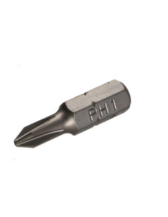 Bit Industriel kvalitet 1/4" C6.3 Phillips 1 længde 25
