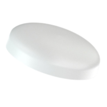 1 x Deksel for Skruehode T25 Hoveddiameter 16,5 Wit polyethyleen for panhoved