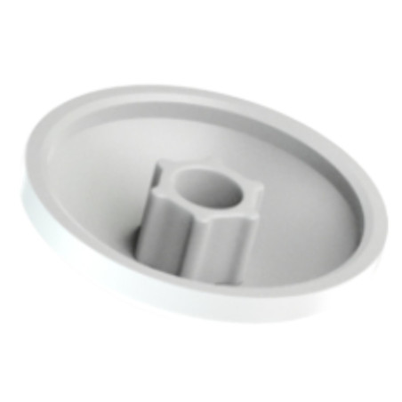 1 x Deksel for Skruehode T25 Hoveddiameter 16,5 Wit polyethyleen for panhoved