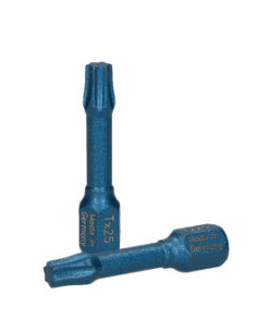 Bit INDVIRKNING Industriel kvalitet 1/4" C6.3 T20 længde 30