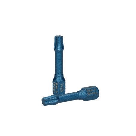 1 x Bit INDVIRKNING Industriel kvalitet 1/4" C6.3 T25 længde 30