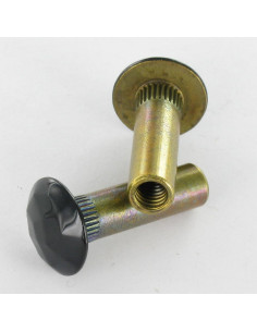 Møtrik binder HAMMERET 8X28 gevind blindt hul M6 Messing... 2