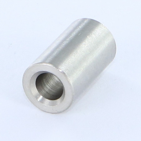 1 x Forbindelsesstykke cylindrisk Glat 6X3 diameter Indvendig 3 Rustfrit stål