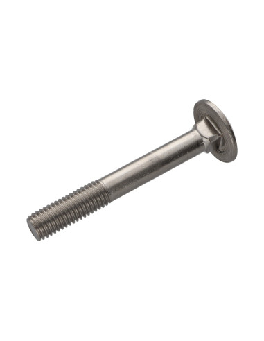 1 x Vognbolt Rustfrit stål A2 M10X80 delvis gevind