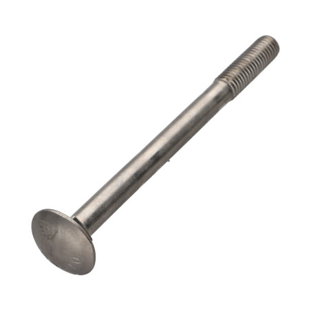 1 x Vognbolt Rustfrit stål A2 M8X100 delvis gevind