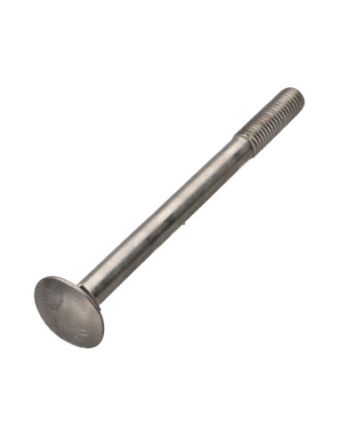1 x Vognbolt Rustfrit stål A2 M12X110 delvis...