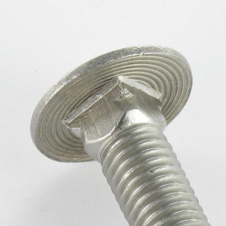 1 x Vognbolt Rustfrit stål A2 M5X40 delvis gevind