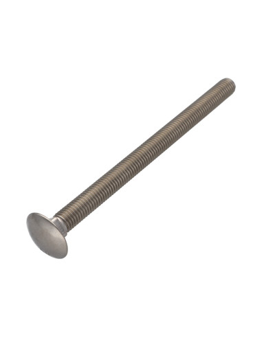 1 x Vognbolt Rustfrit stål A2 M12X130 delvis...