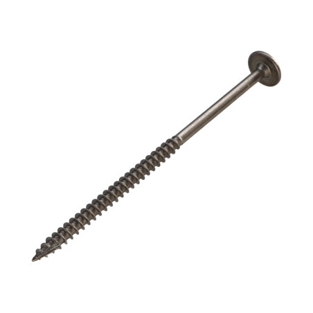 1 x Tømrerskrue med skivehoved Rustfrit stål A2 6X170 Gevind 70 T25 Hoveddiameter 15
